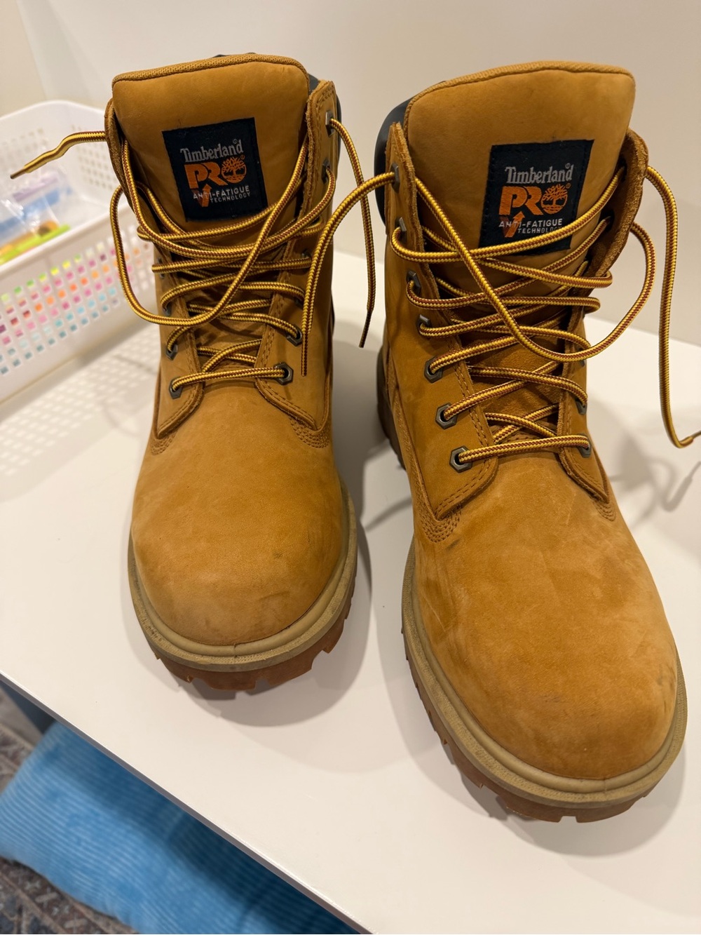 Timberland PRO Men's Wheat/Tan Nubuck Work Boots